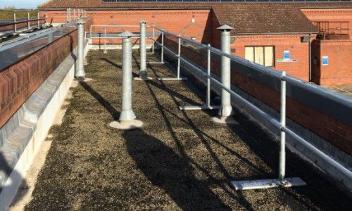Roof Safety Supplies provides Goole Hospital with new guardrail